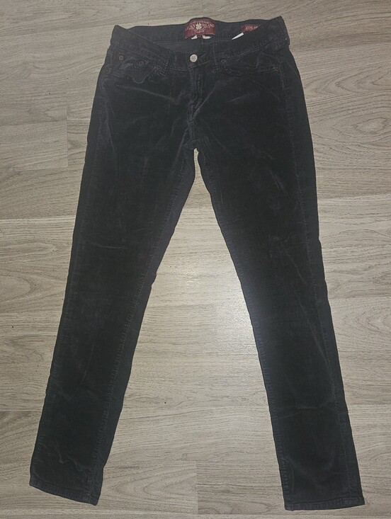 Lucky Brand Pants - Lucky Brand Women's Zoe Skinny Corduroy Pants in Black